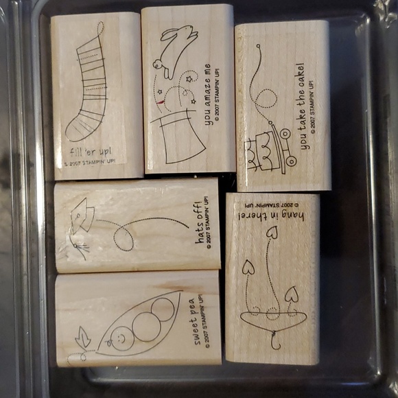 NWOT Stampin up!  Set of 2007 retired stamps - Picture 3 of 3